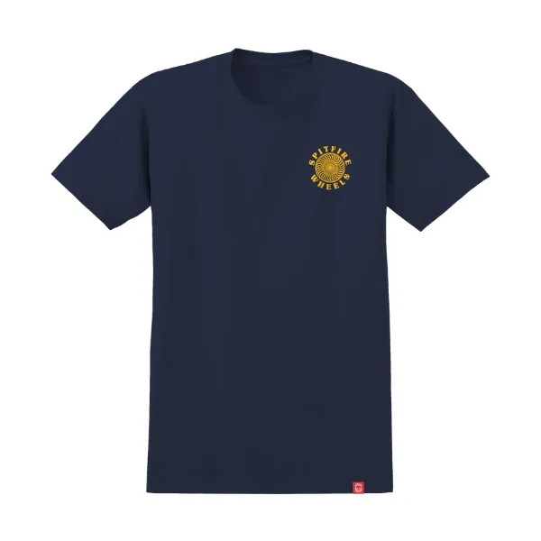 Spitfire OG Classic T-Shirt - Navy/Gold