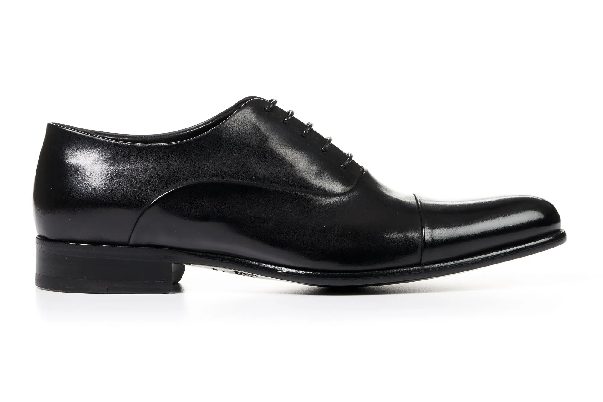 The Cagney Cap-Toe Oxford - Nero