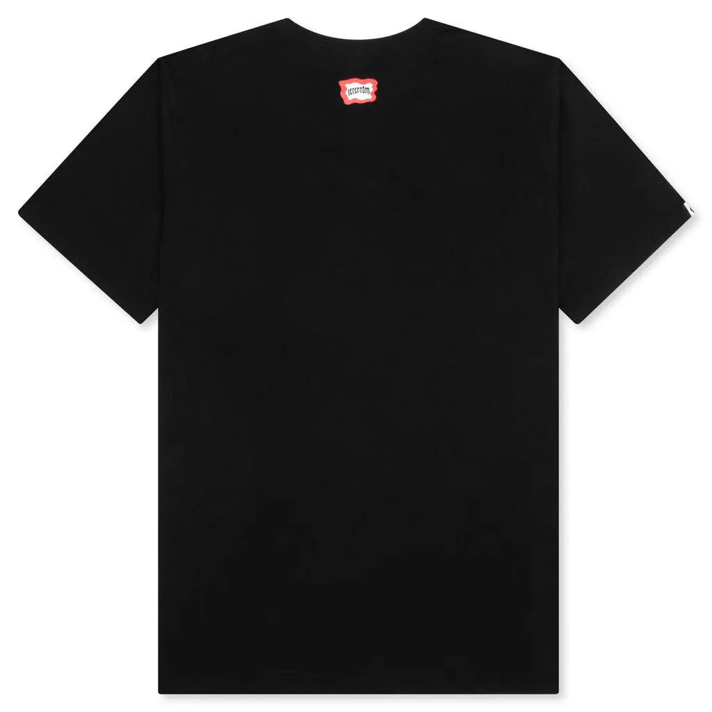 The Old Hangtag Sticker S/S Tee - Black