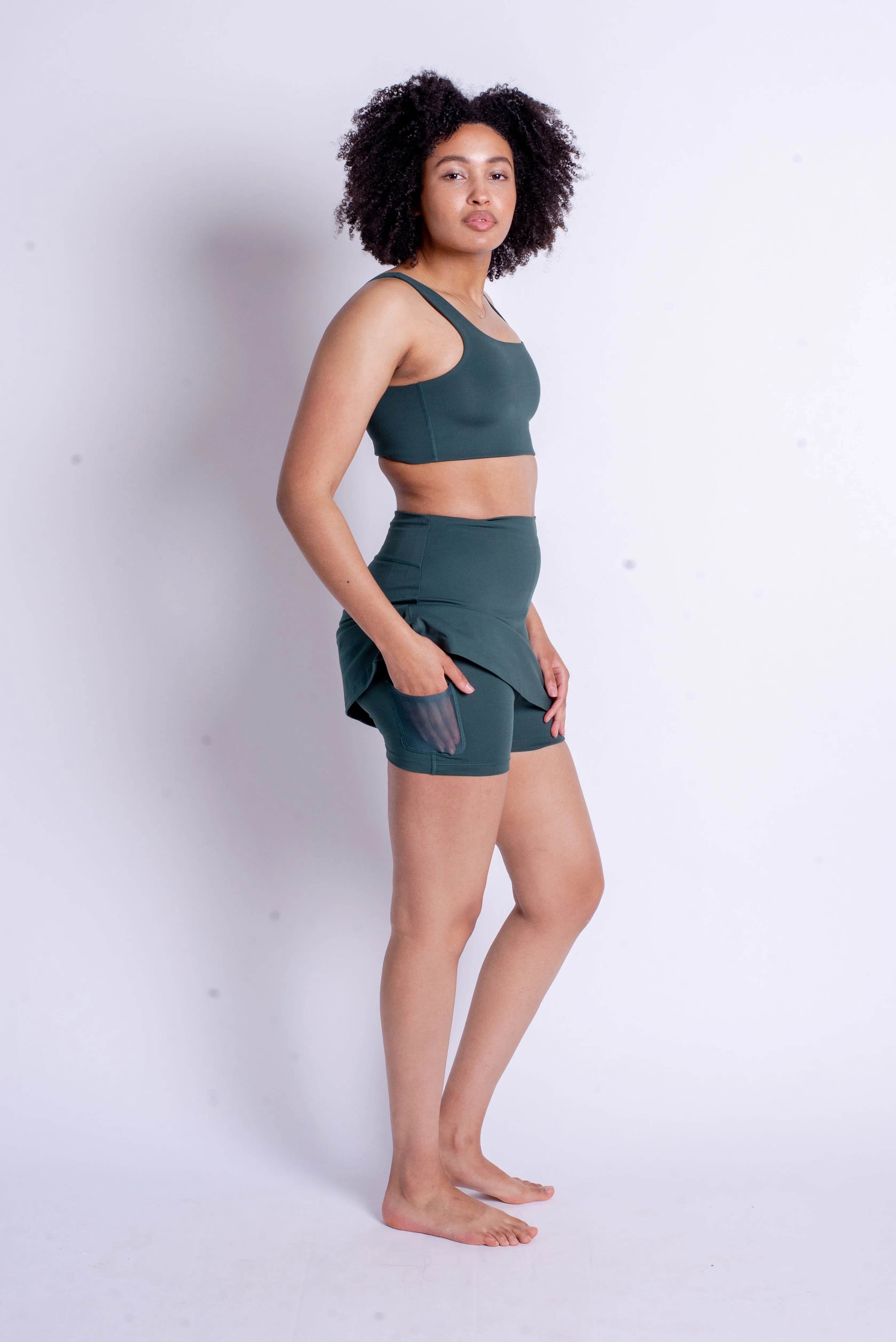 The Skort High-Rise - Made from Recycled Plastic Bottles