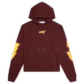 Thunder Stable Skate Hoodie - Barolo/Yellow