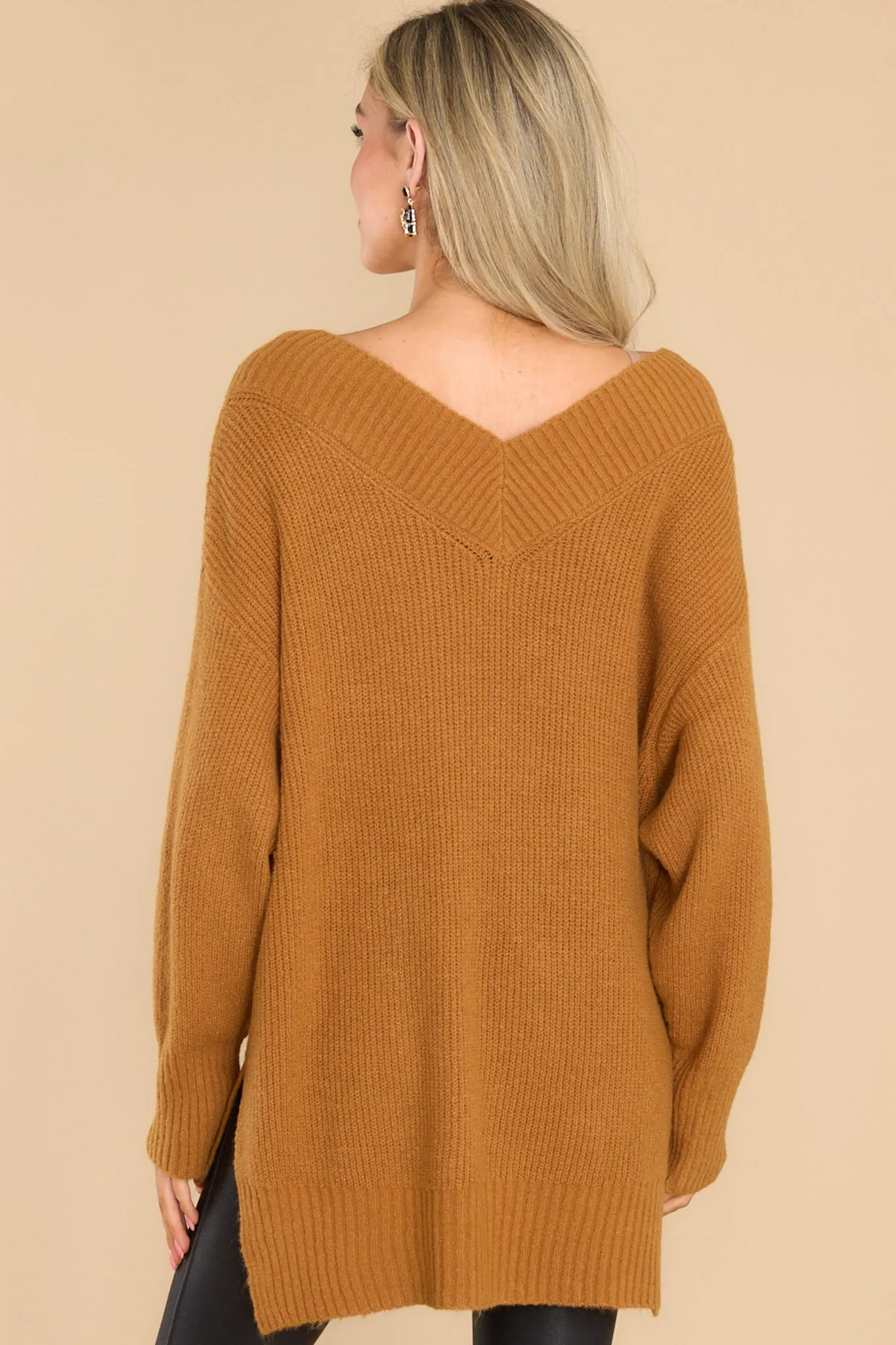 Together Again Caramel Sweater