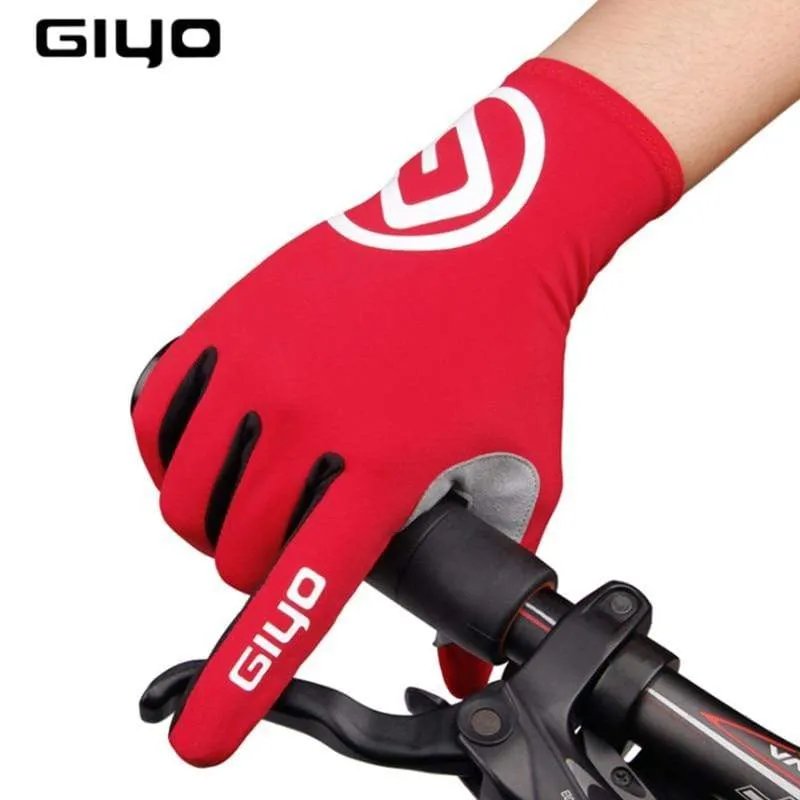 Touch Screen Long Full Fingers Gel Sports Cycling Gloves MTB Road Bike Riding Racing Gloves Women Men Bicycle Gloves