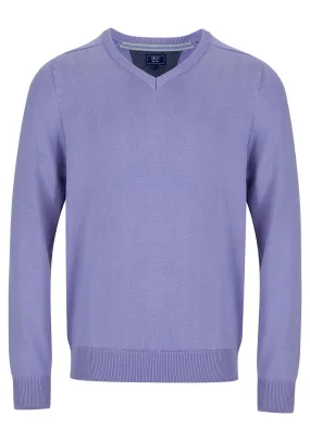 V Neck Cotton Knitwear