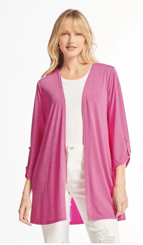 Won't Tell Cardigan - Magenta