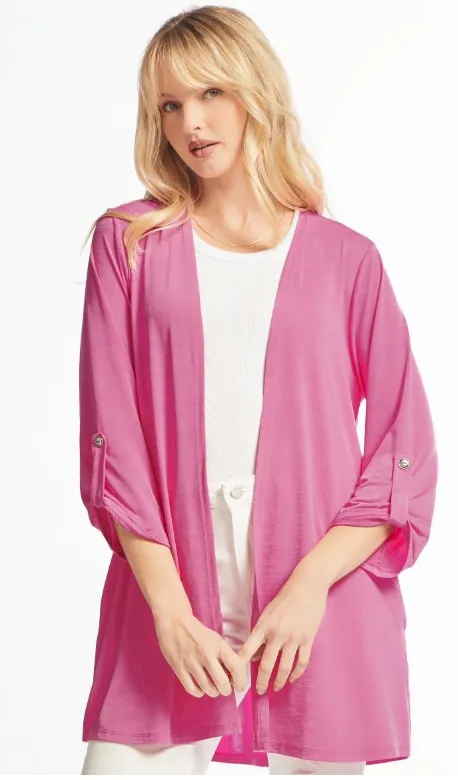 Won't Tell Cardigan - Magenta